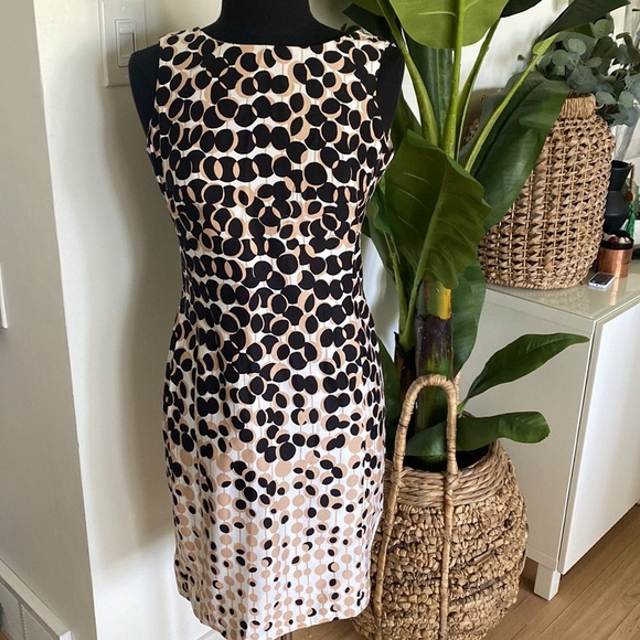 Evan Picone Dot Dress - Picture 5 of 7